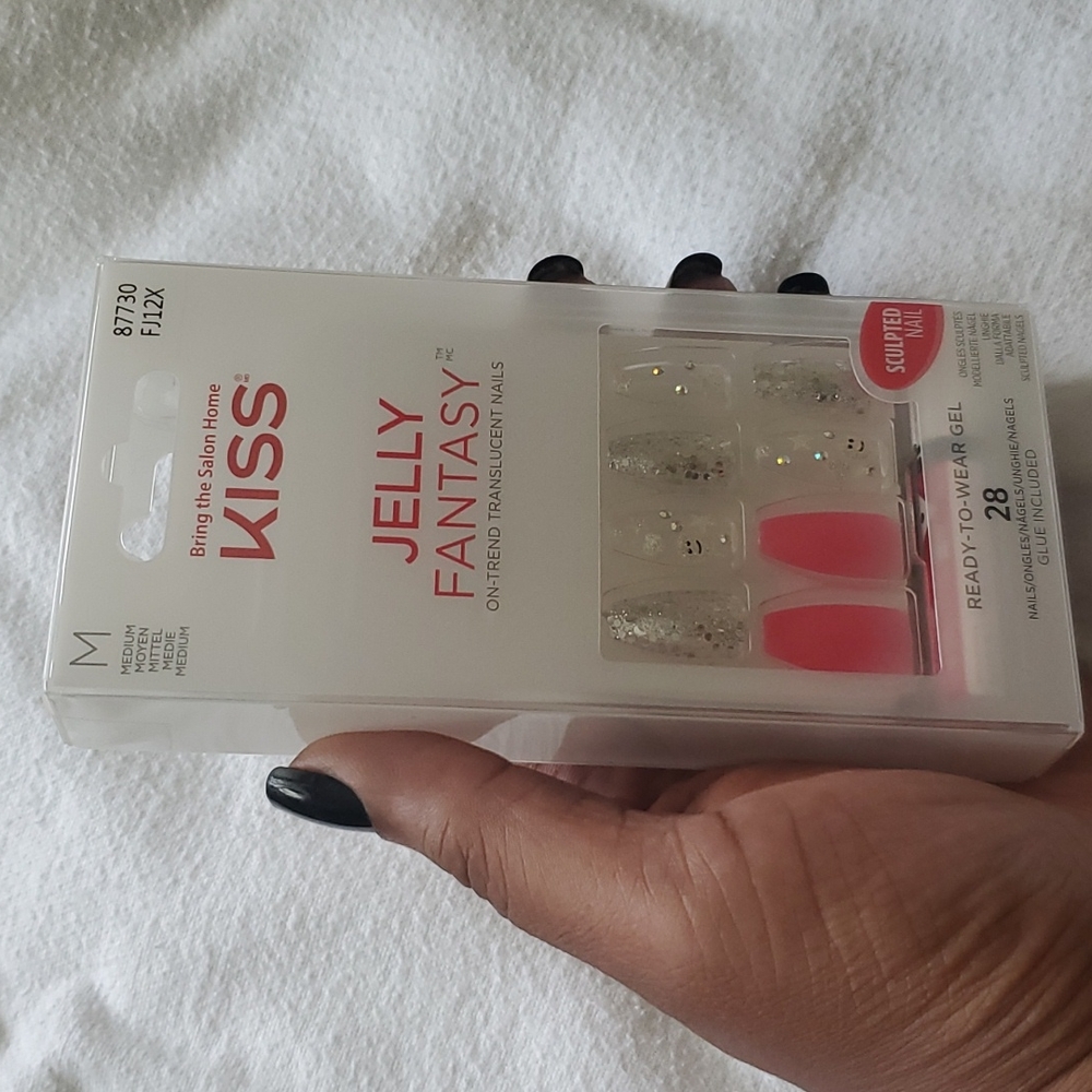 💋 Kiss 💋  Press On Nails Jelly Fantasy - Picture 7 of 8